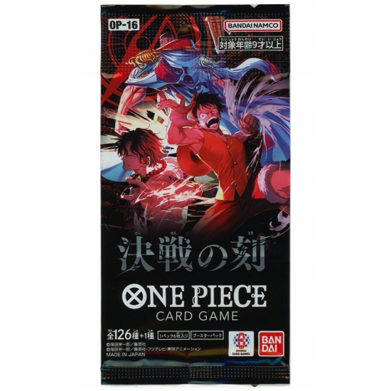 One Piece Card Game OP-16: The Time of Battle Booster (Wersja Japońska)